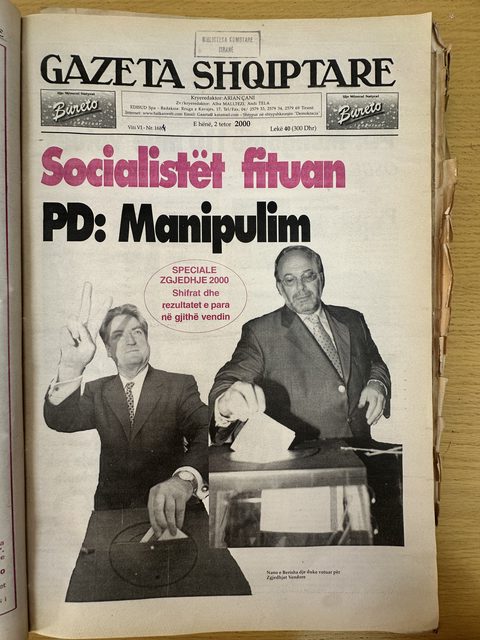 Gazeta Shqiptare 2000-10-02